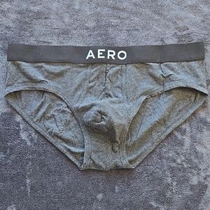 Aeropostale Gray Briefs with Contoured Pouch